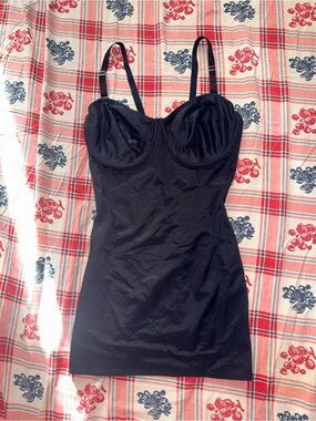 Nancy Ganz Black Underwire Shaping Slip